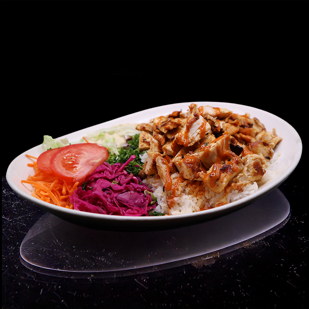 Chicken Souvlaki On Rice