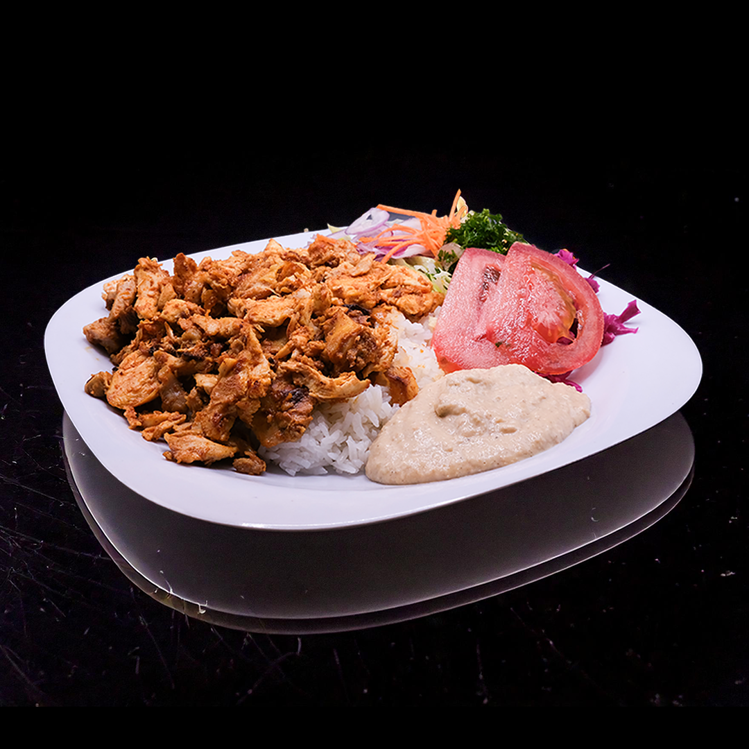 Chicken Souvlaki On Rice